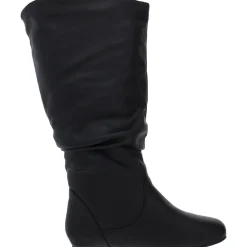 Jayne Extra Wide Calf Faux Leather Knee-High Boots