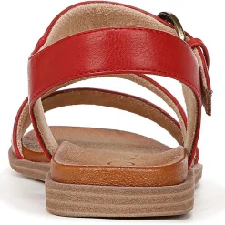 Jayvee Faux Leather Square Toe Slingback Sandals