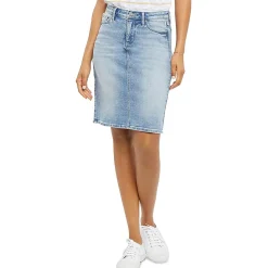 Jean Mini Pencil Skirt