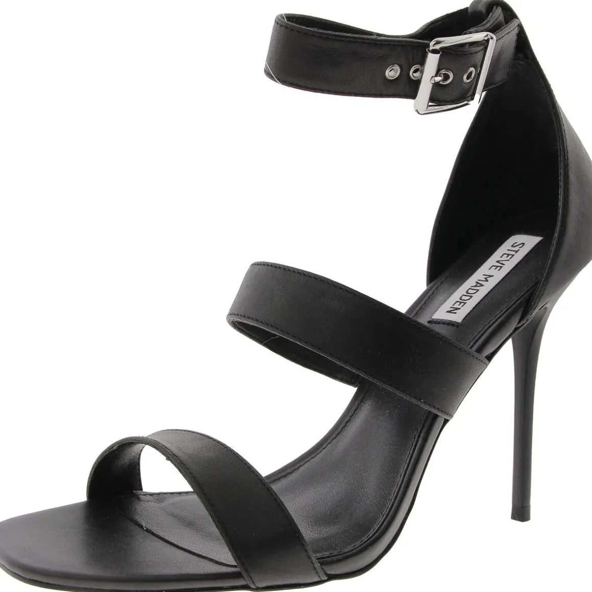 Jelena Buckle Leather Ankle Strap