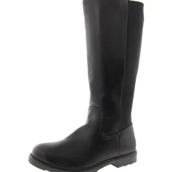 Jenni Zipper Faux Leather Knee-High Boots