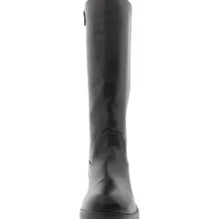 Jenni Zipper Faux Leather Knee-High Boots