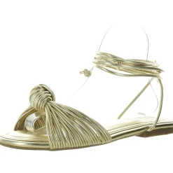 Jenniee Faux Leather Flat Strappy Sandals