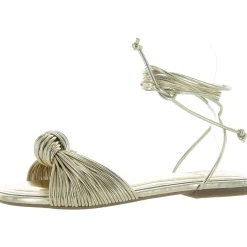 Jenniee Faux Leather Flat Strappy Sandals