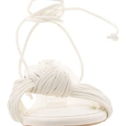 Jenniee Faux Leather Flat Strappy Sandals