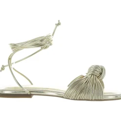 Jenniee Faux Leather Flat Strappy Sandals