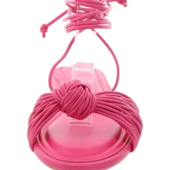 Jenniee Faux Leather Flat Strappy Sandals