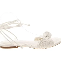 Jenniee Faux Leather Flat Strappy Sandals