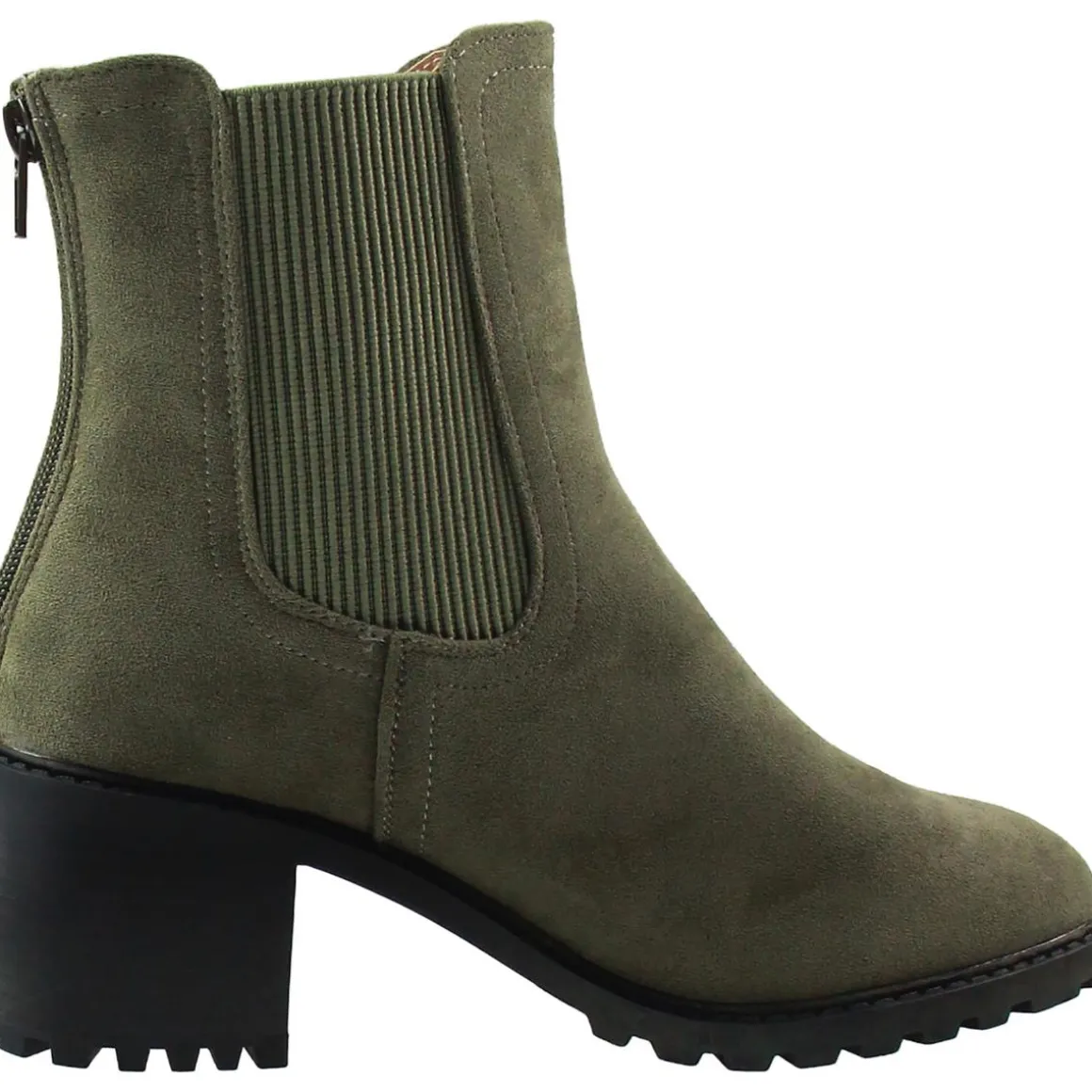 Jentry Faux Suede Chelsea Ankle Boots