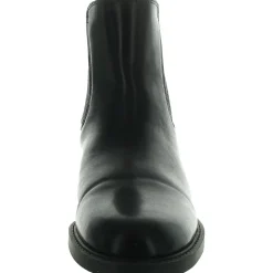 Jeovana Stretch Faux Leather Chelsea Boots