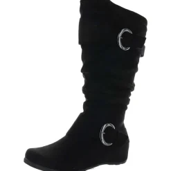 Jester Faux Suede Wide Calf Knee-High Boots