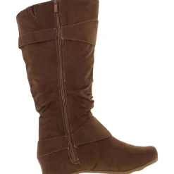 Jester Faux Suede Wide Calf Knee-High Boots