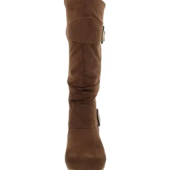 Jester Faux Suede Wide Calf Knee-High Boots