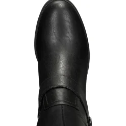 Jewel Plus Faux Leather Wide Calf Knee-High Boots