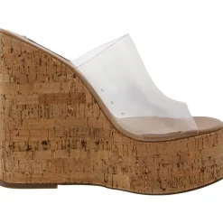 Joanne Cork Wedge Sandals