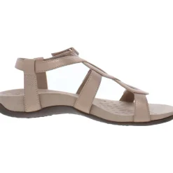 Jodie Faux Leather Ankle Strap Footbed Sandals