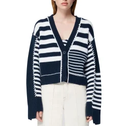 Jonathan Simkhai Adara Ribbed Wool Cardigan Sweater