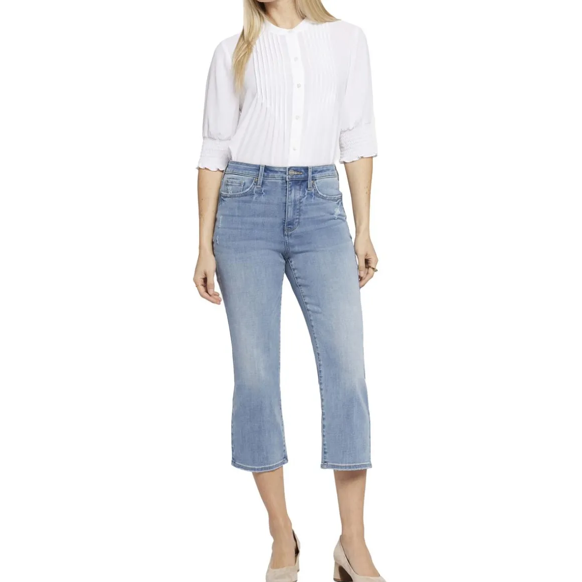 Joni Relaxed Denim Capri Jeans