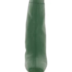 Julie Leather Square Toe Mid-Calf Boots