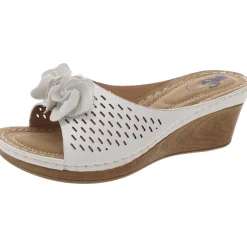 JULIET Rosette Wedge Heels