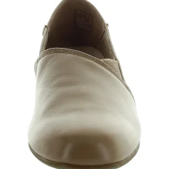 Juliet Trim Leather Block Heel Loafer Heels