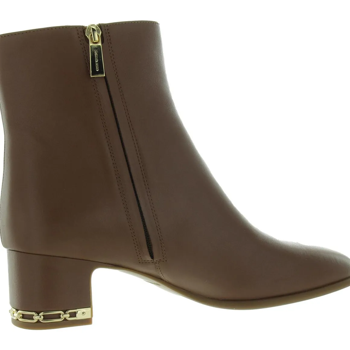 June Flex Mid Leather Ankle Booties