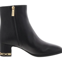 June Flex Mid Leather Ankle Booties