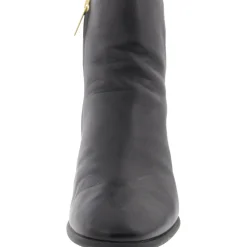 June Flex Mid Leather Ankle Booties