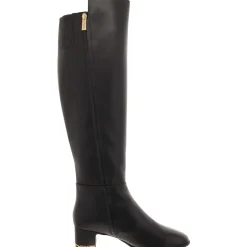 June Zip Up Slip On Knee-High Boots