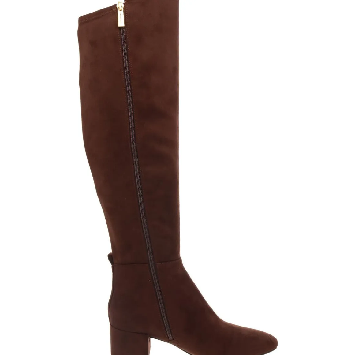June Zip Up Slip On Knee-High Boots
