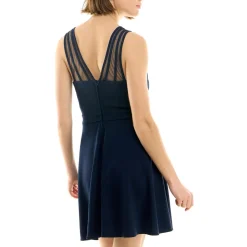 Juniors Panel Short Fit & Flare Dress