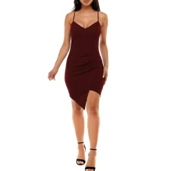 Juniors Asymmetric Above Knee Mini Dress