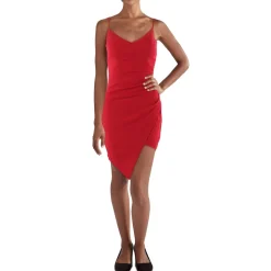 Juniors Asymmetric Above Knee Mini Dress