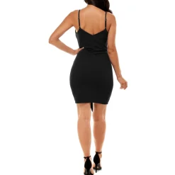 Juniors Asymmetric Above Knee Mini Dress