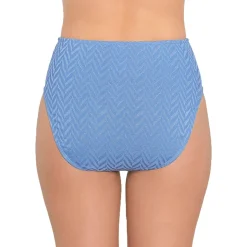 Juniors Chevron High Waist Swim Bottom Separates