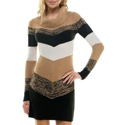 Juniors Chevron Mini Sweaterdress