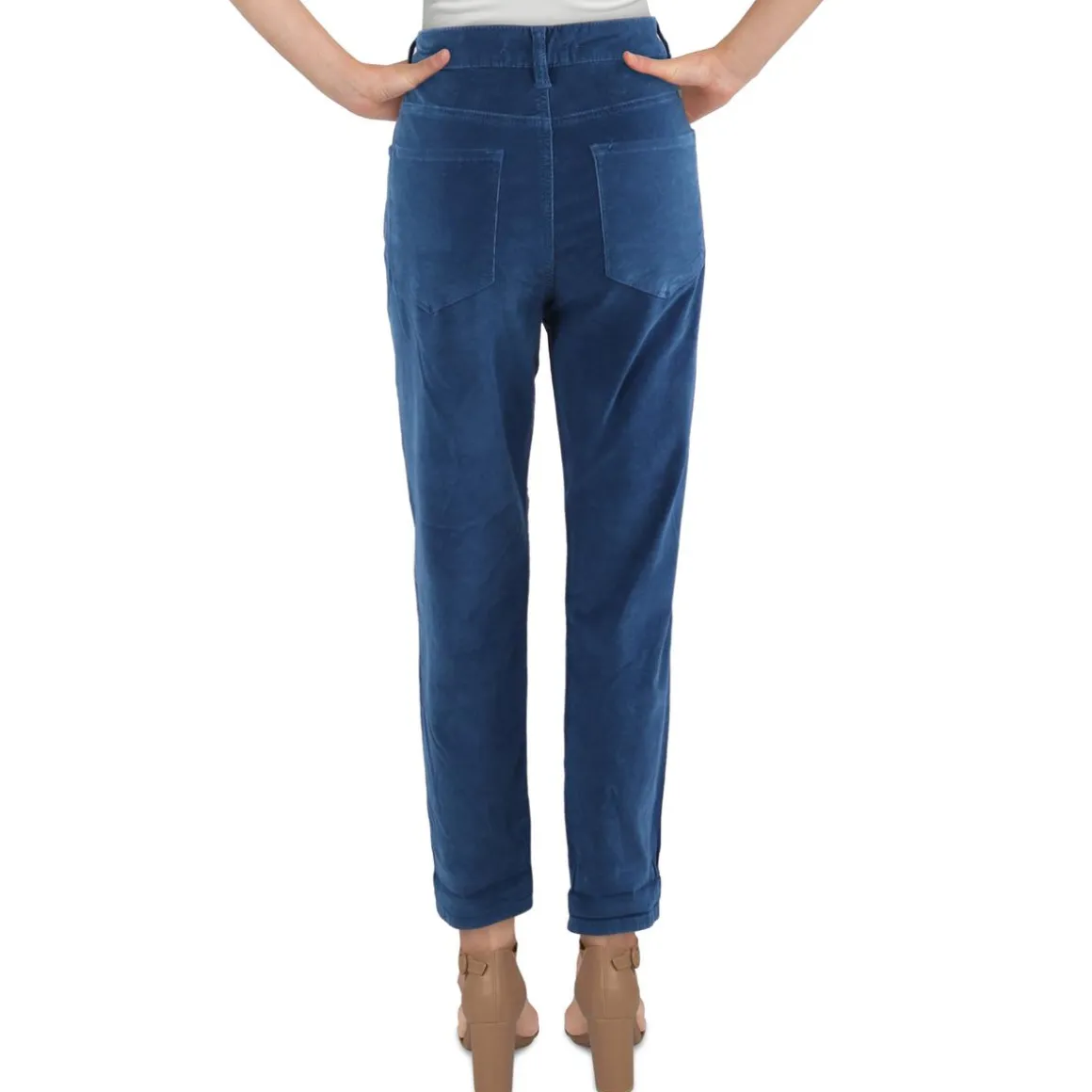 Juniors Coruroy High Rise Trouser Pants