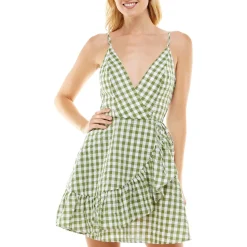 Juniors Cotton Printed Mini Dress