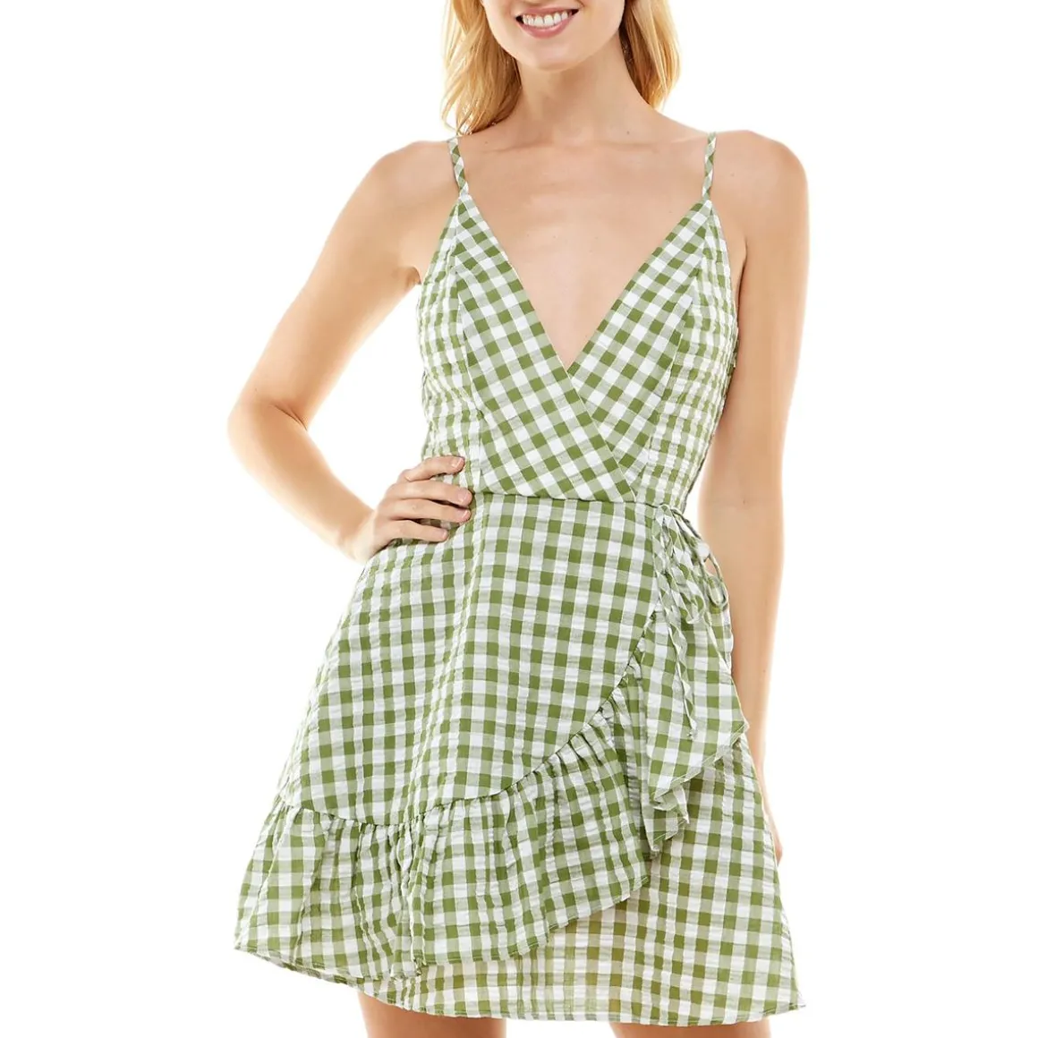 Juniors Cotton Printed Mini Dress