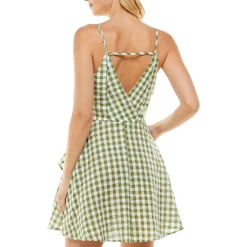 Juniors Cotton Printed Mini Dress