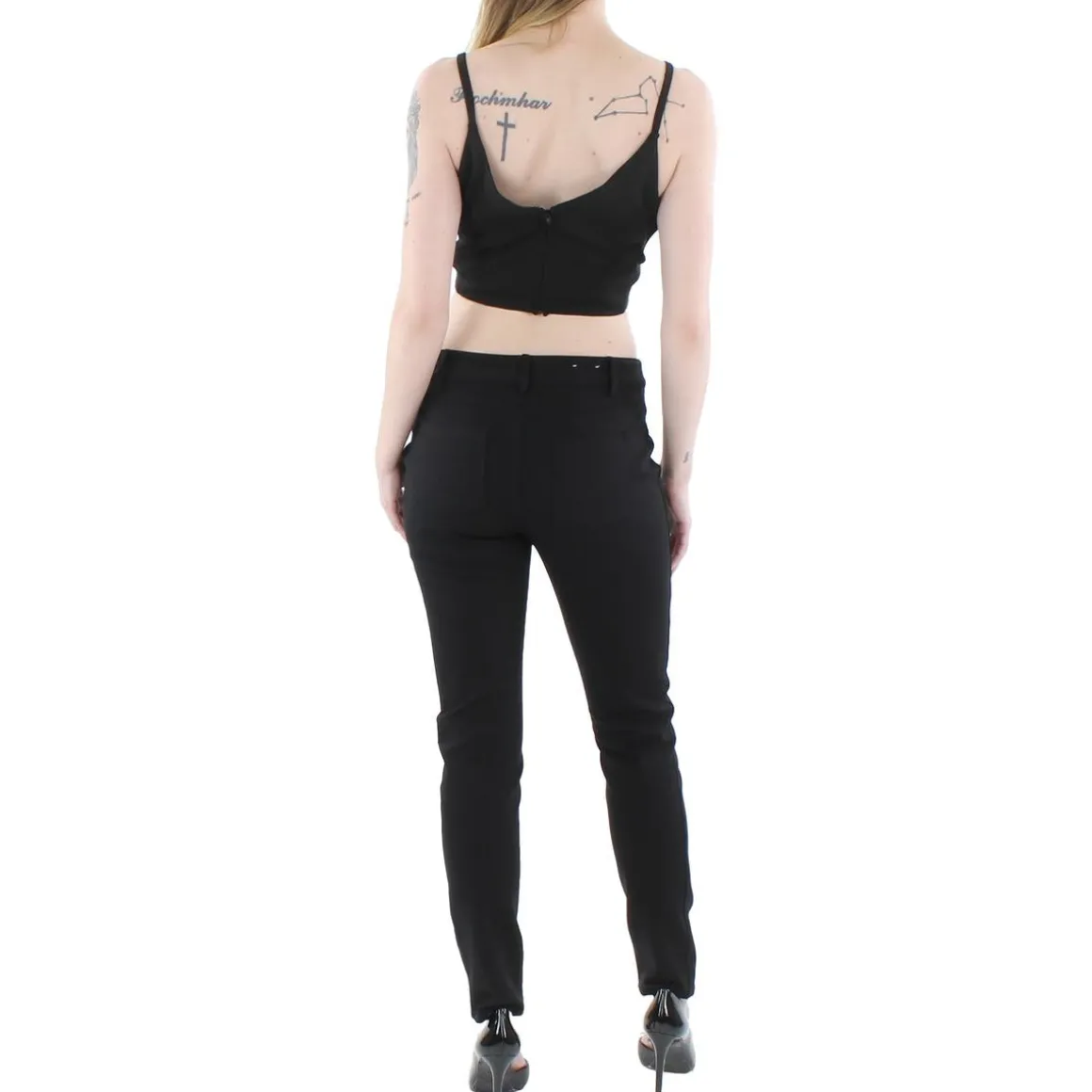 Juniors Cut-Out Special Occasion Cropped