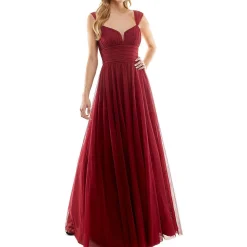 Juniors Emma Mesh Padded Bust Evening Dress