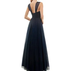 Juniors Emma Mesh Padded Bust Evening Dress