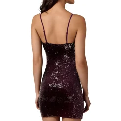 Juniors Fitted Mini Bodycon Dress