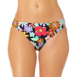 Juniors Floral Print Hipster Swim Bottom Separates