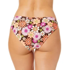 Juniors Floral Print Hipster Swim Bottom Separates