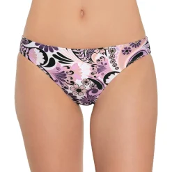 Juniors Floral Print Hipster Swim Bottom Separates