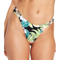Juniors Floral Print Hipster Swim Bottom Separates