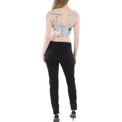 Juniors Floral Strappy Cropped