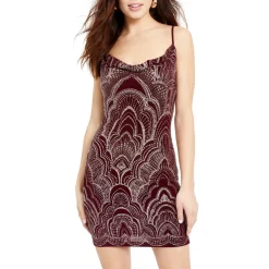 Juniors Glitter Stretch Cocktail And Party Dress